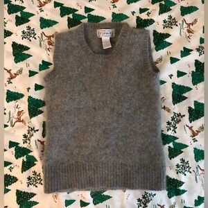 Sutton Cashmere Kids Gray Sweater Vest